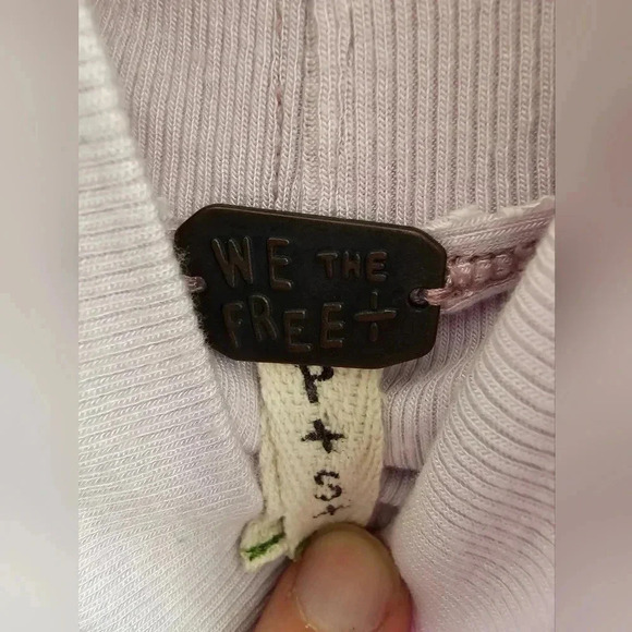 Free People Alameda Pullover Turtleneck Long Sleeve Top in Iris | PS - Picture 4 of 5